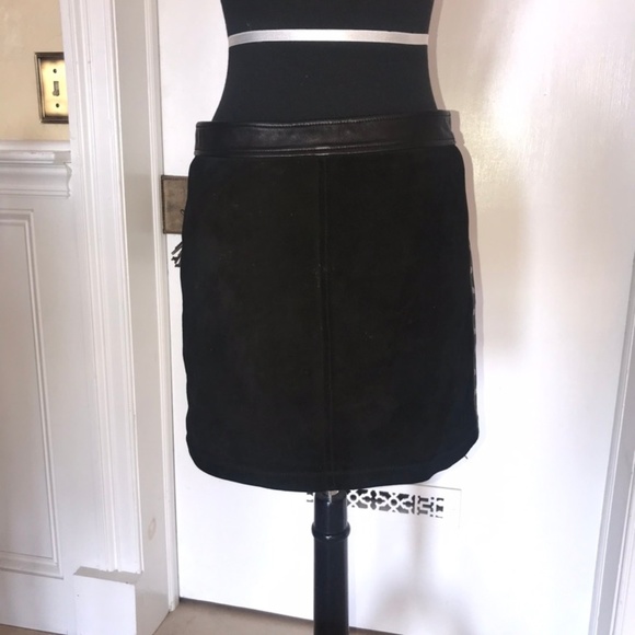 Mini Suede Skirt - Picture 3 of 4